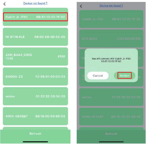 Bluetooth-verbinding - Stap 2