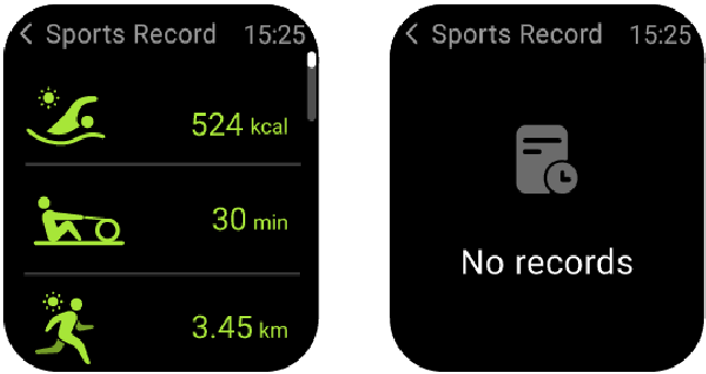 Functiebeschrijving - Trainingsrecords bekijken