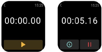 Gebruiken als stopwatch - Voorbeeld 1