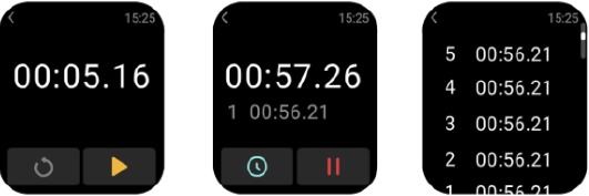 Gebruiken als stopwatch - Voorbeeld 2