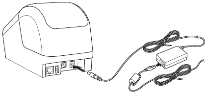 De AC-adapter aansluiten