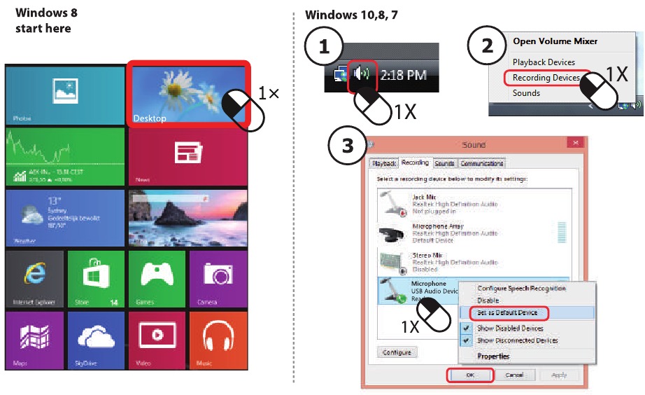 Installatie op Windows 10/8/7