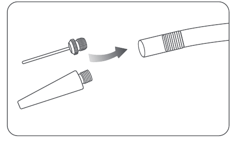 De gasslang aansluiten - Stap 2