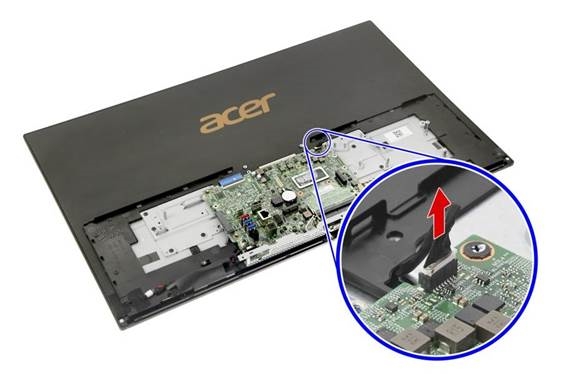 Mainboard verwijderen - Stap 2