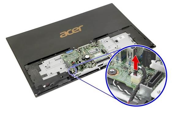 Mainboard verwijderen - Stap 4