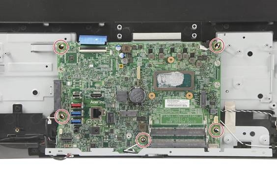 Mainboard verwijderen - Stap 5