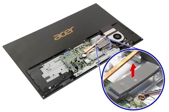 SSD-module verwijderen - Stap 1