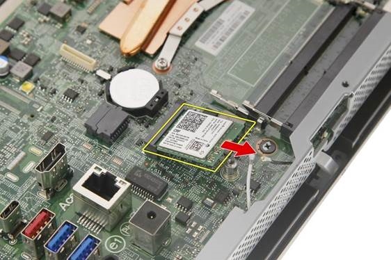 WLAN-module verwijderen - Stap 3