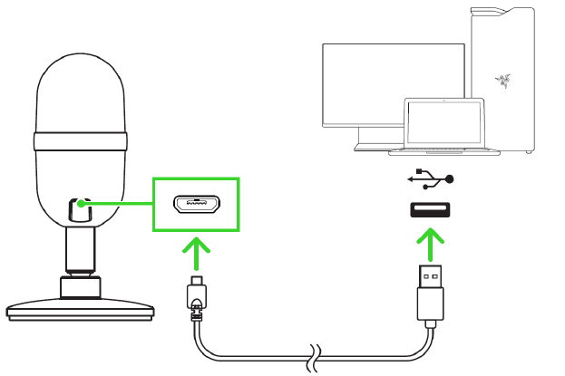 UW MICROFOON INSTELLEN - Stap 2