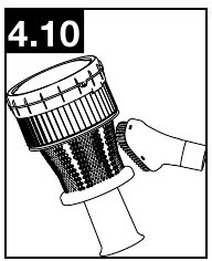 Cycloonfilter reinigen