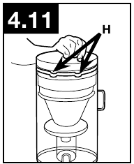 Cycloonfilter plaatsen