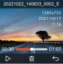 Bestanden bekijken op de camera