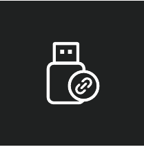 Pictogram voor het overzetten van gegevens