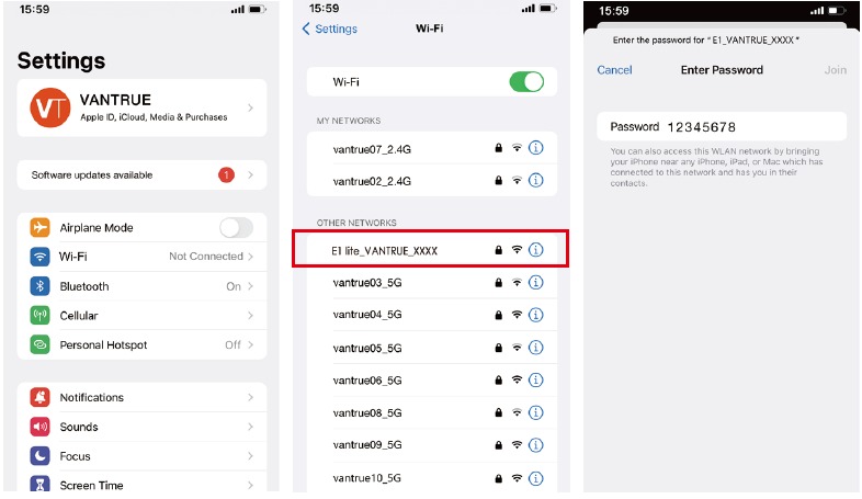 Apparaatinstallatie - Wifi-verbinding