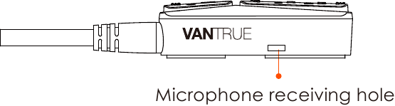 Opmerking over het microfoonontvangstgat