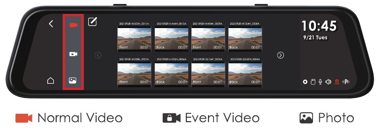 Video's/foto's afspelen - Stap 2