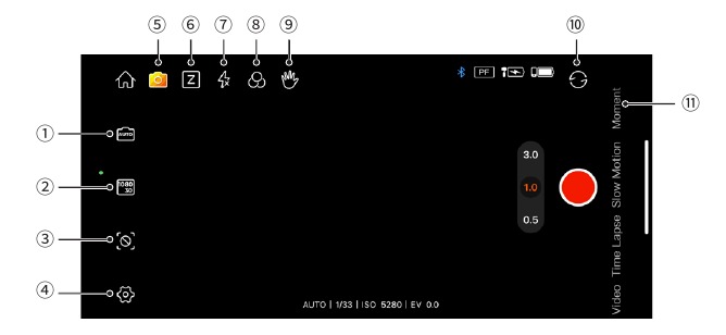 Camera-interface
