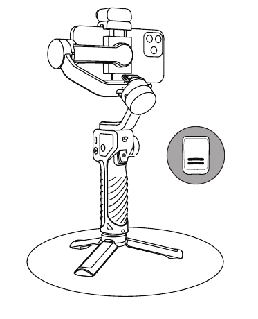 Automatische kalibratie en firmware-update - Stap 2