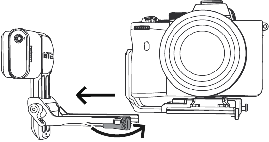 Op de stabilisator monteren - Stap 1