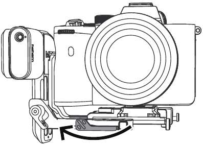Op de stabilisator monteren - Stap 2