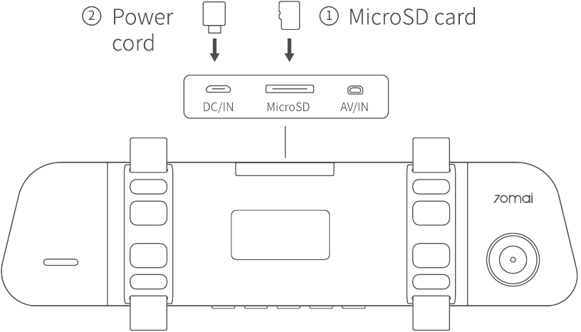Productinstallatie - De microSD-kaart plaatsen