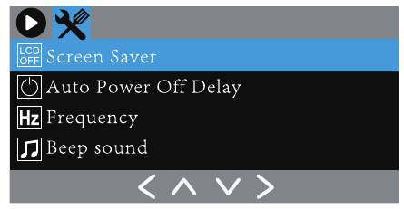 Systeeminstellingenmenu