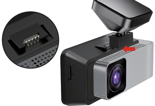 De camera aan de voorkant op uw voorruit installeren