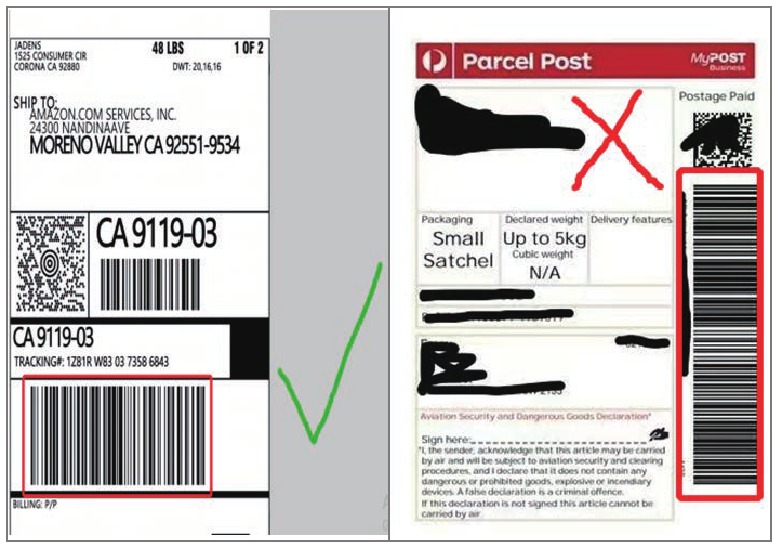 Label van meerdere formaten afdrukken met behulp van 'Take a snap shot' - Stap 6