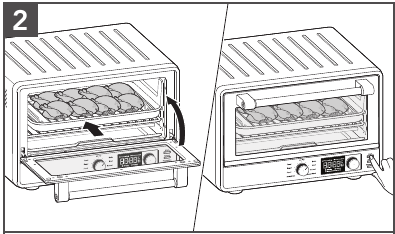 DE GRILLFUNCTIE GEBRUIKEN - Stap 2