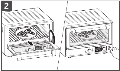 DE REHEAT-FUNCTIE GEBRUIKEN - Stap 2
