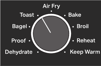 DE TOASTFUNCTIE GEBRUIKEN - Stap 1