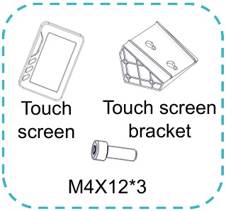 Touchscreen installeren - Stap 1
