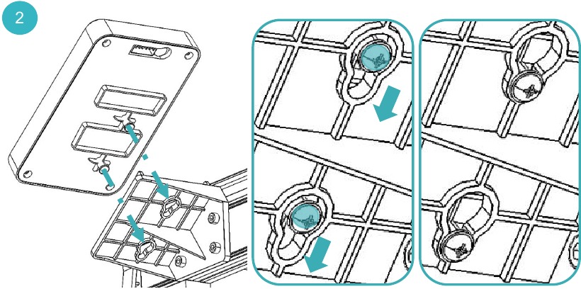 Touchscreen installeren - Stap 3