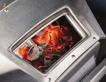 Koken met stukjes houtskool - Stap 2