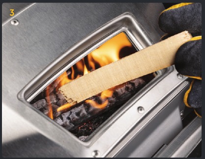 Koken met hout - Stap 3