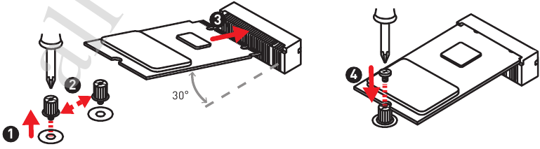 Overzicht van componenten - De M2 SSD installeren