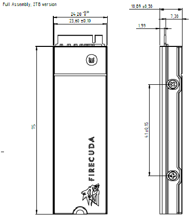 FireCuda 530 SSD's met koellichaam 2000gb