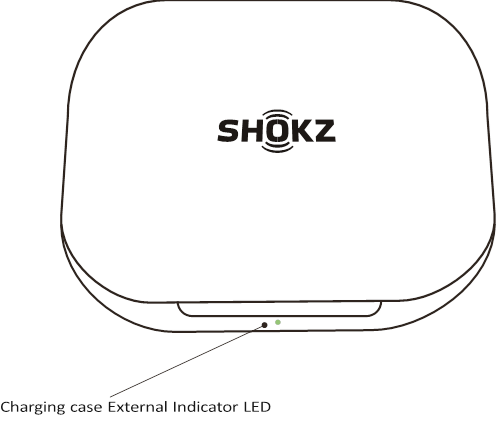 Extern indicatielampje oplaadcase