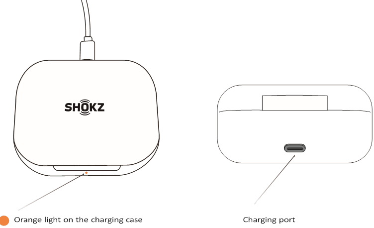 De oplaadcase opladen
