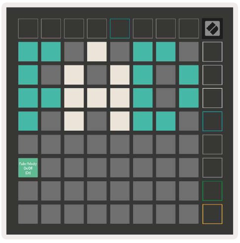 Launchpad X Fader-instellingen