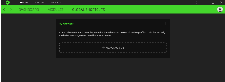 UW EENHEID CONFIGUREREN - Globale sneltoetsen
