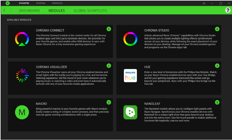 UW EENHEID CONFIGUREREN - Subtabblad Modules
