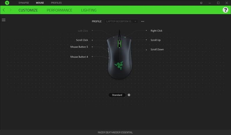 MOUSE TAB - Customize