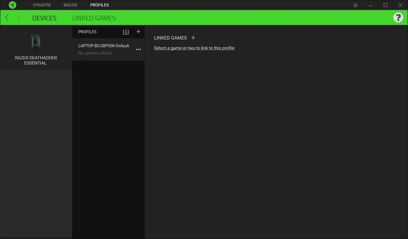 PROFILES TAB - Devices