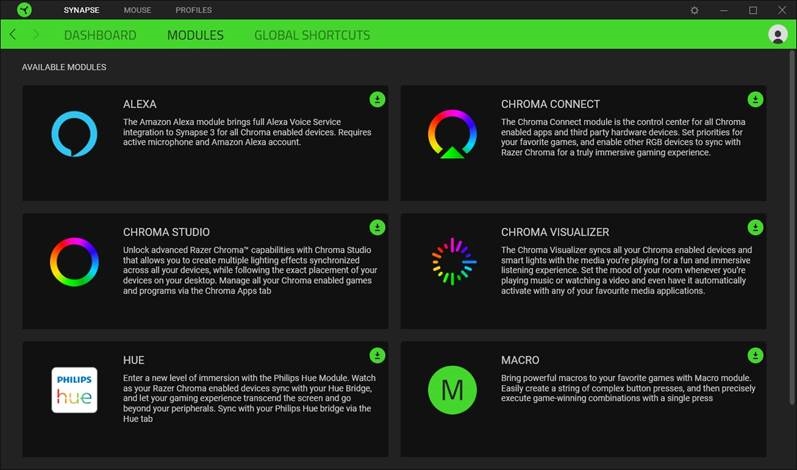 SYNAPSE TAB - Modules