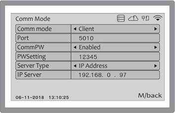 COMMUNICATION MODE - Client