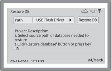 DATA - DATABASE HERSTELLEN