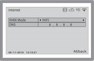 NETWORK - INTERNET MENU