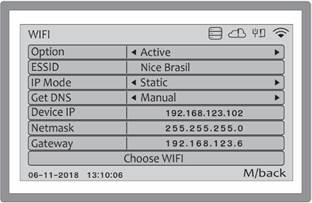 NETWORK - WIFI MENU