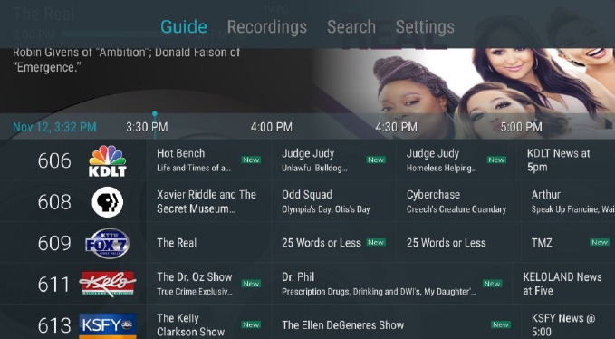 Programma's opnemen vanuit de gids